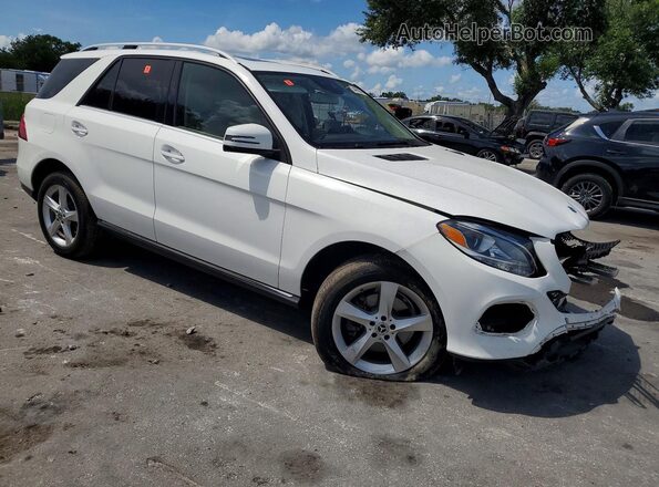4JGDA5HB9JB070275 2018 MERCEDES-BENZ GLE White Front right