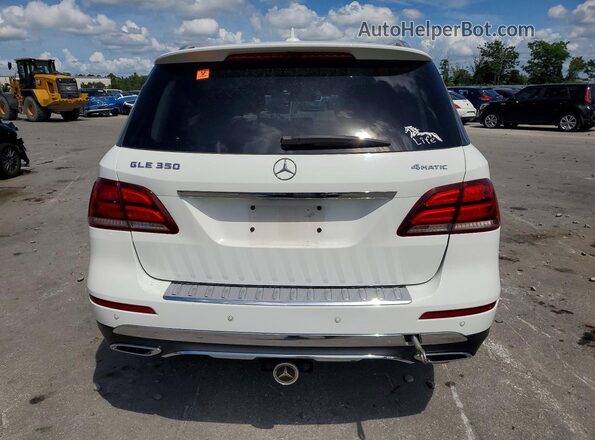 4JGDA5HB9JB070275 2018 MERCEDES-BENZ GLE White Rear view
