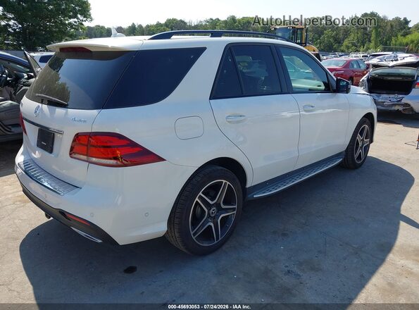 4JGDA5HB9JB106028 2018 MERCEDES-BENZ GLE 350 White Tył prawy