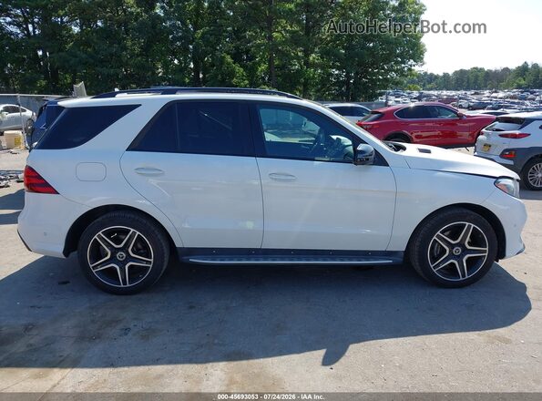 4JGDA5HB9JB106028 2018 MERCEDES-BENZ GLE 350 White Widok wnętrza z tyłu