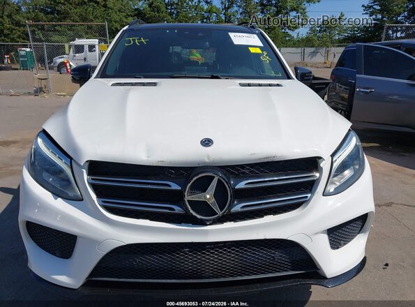 4JGDA5HB9JB106028 2018 MERCEDES-BENZ GLE 350 White Widok zestawu wskaźników