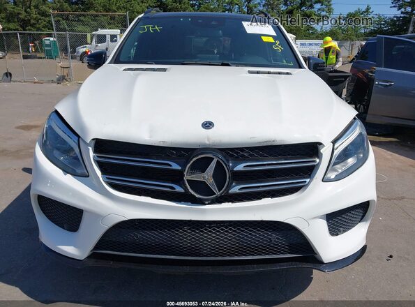 4JGDA5HB9JB106028 2018 MERCEDES-BENZ GLE 350 White Widok z przodu