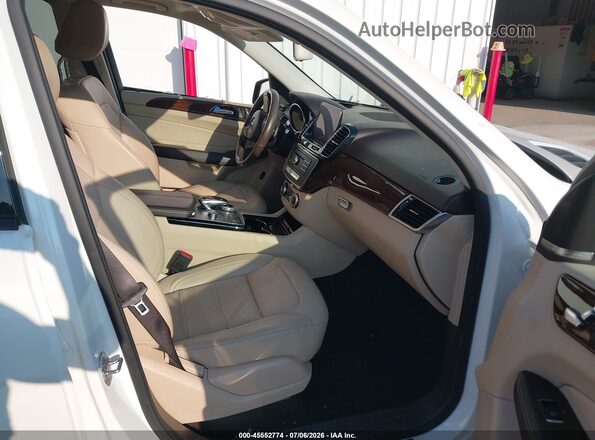 4JGDA5HB9JB158565 2018 MERCEDES-BENZ GLE 350 White Vista interior delantera