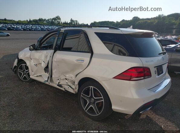 4JGDA5HB9JB158565 2018 MERCEDES-BENZ GLE 350 White Trasero izquierdo