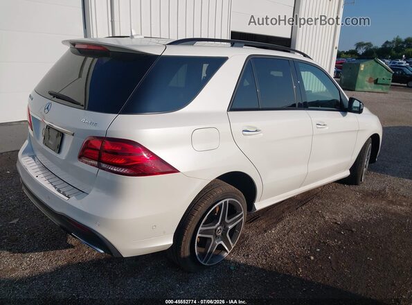 4JGDA5HB9JB158565 2018 MERCEDES-BENZ GLE 350 White Trasero derecho