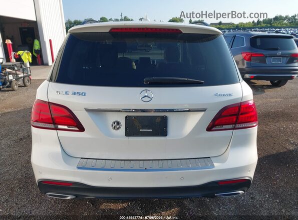 4JGDA5HB9JB158565 2018 MERCEDES-BENZ GLE 350 White 