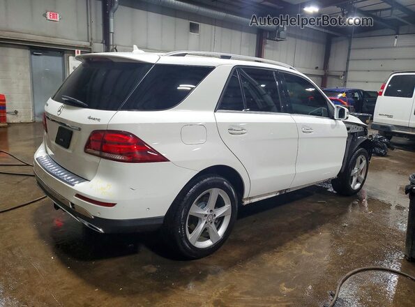4JGDA5HB9JB186284 2018 MERCEDES-BENZ GLE White Задня права чверть