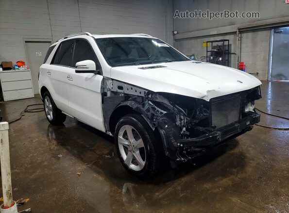 4JGDA5HB9JB186284 2018 MERCEDES-BENZ GLE White Передня права чверть