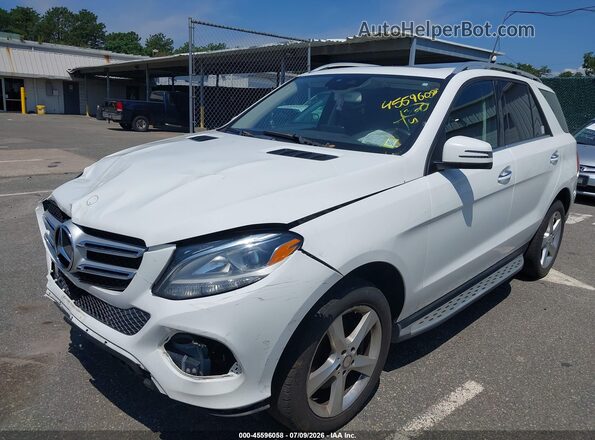 4JGDA5HBXGA759577 2016 MERCEDES-BENZ GLE 350 White წინა მარცხენა ხედი სამი მეოთხედიდან