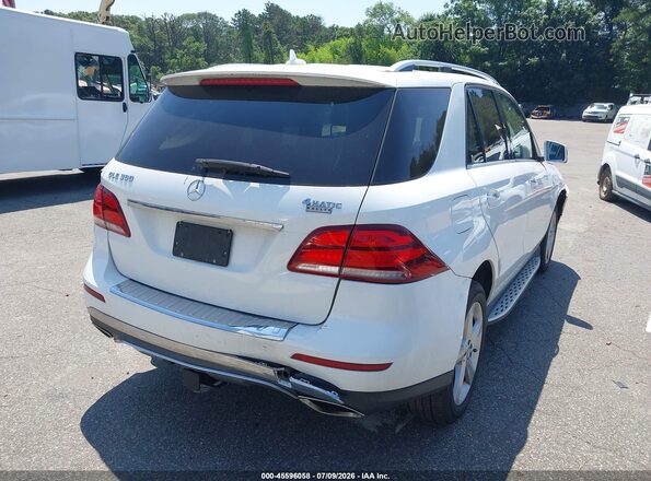 4JGDA5HBXGA759577 2016 MERCEDES-BENZ GLE 350 White უკანა მარჯვენა