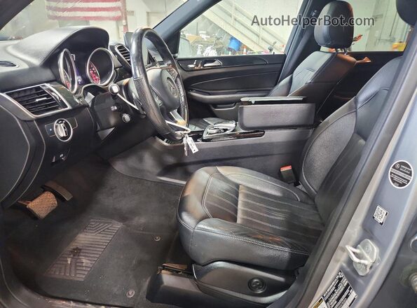 4JGDA5HBXGA782826 2016 MERCEDES-BENZ GLE Silver Вид салону спереду