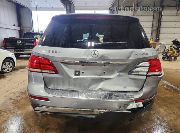 4JGDA5HBXGA782826 2016 MERCEDES-BENZ GLE Silver Вид ззаду