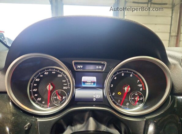 4JGDA5HBXGA782826 2016 MERCEDES-BENZ GLE Silver Вид щитка приладів