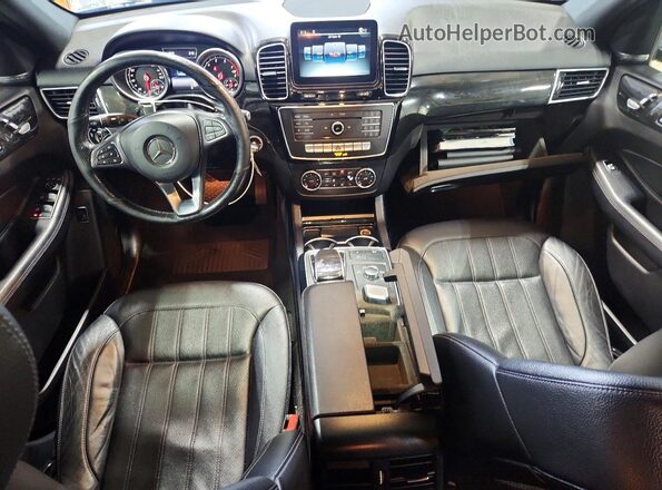 4JGDA5HBXGA782826 2016 MERCEDES-BENZ GLE Silver Вид панелі приладів
