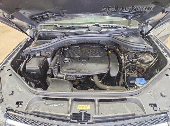 4JGDA5HBXGA782826 2016 MERCEDES-BENZ GLE Silver Вид підкапотного простору