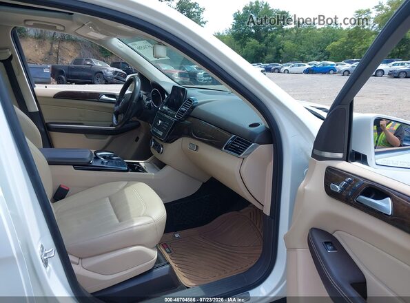 4JGDA5HBXGA787220 2016 MERCEDES-BENZ GLE 350 White Widok wnętrza z przodu