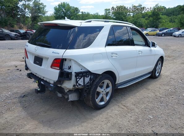 4JGDA5HBXGA787220 2016 MERCEDES-BENZ GLE 350 White Tył prawy