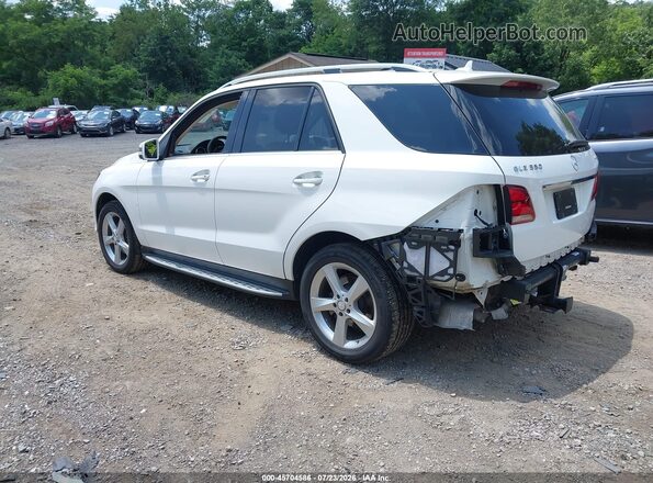 4JGDA5HBXGA787220 2016 MERCEDES-BENZ GLE 350 White Tył lewy