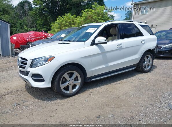 4JGDA5HBXGA787220 2016 MERCEDES-BENZ GLE 350 White Przód lewy