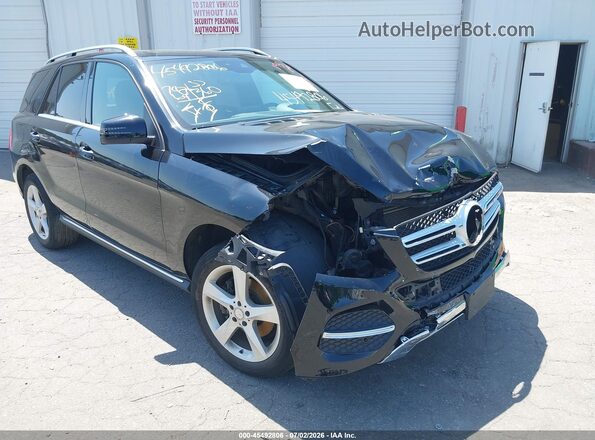 4JGDA5HBXHA832948 2017 MERCEDES-BENZ GLE 350 Black წინა ხედი
