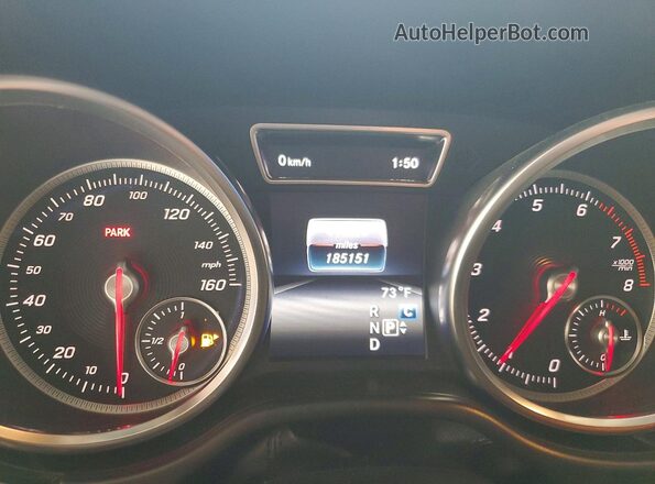 4JGDA5HBXHA852276 2017 MERCEDES-BENZ GLE White Սարքավորումների վահանակի տեսք