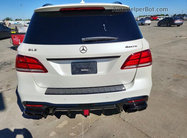 4JGDA5HBXHA932404 2017 MERCEDES-BENZ GLE White Հետևի տեսք