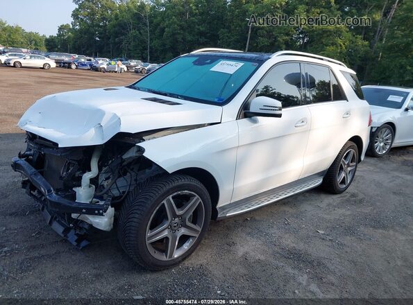 4JGDA5HBXHA944715 2017 MERCEDES-BENZ GLE 350 White Передня ліва чверть