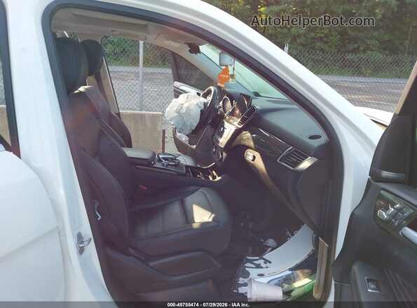 4JGDA5HBXHA944715 2017 MERCEDES-BENZ GLE 350 White Вид салону спереду