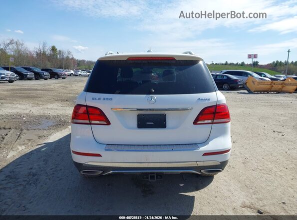 4JGDA5HBXJB087148 2018 MERCEDES-BENZ GLE 350 White 