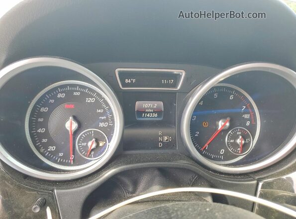 4JGDA5JB0GA689050 2016 MERCEDES-BENZ GLE Silver Widok zestawu wskaźników