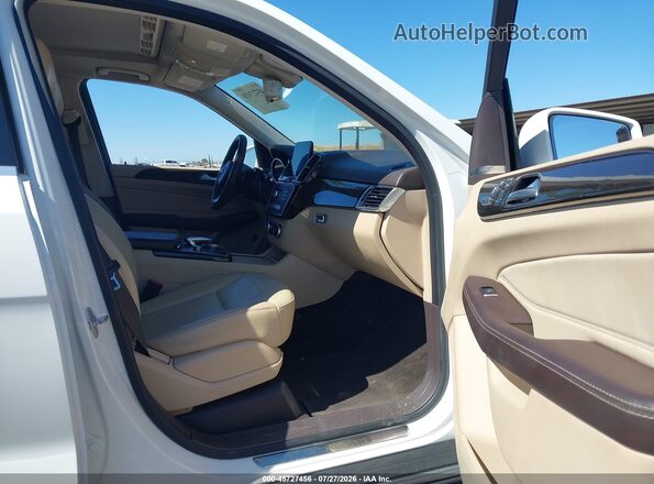 4JGDA5JB0HA837697 2017 MERCEDES-BENZ GLE 350 White Vista interior delantera