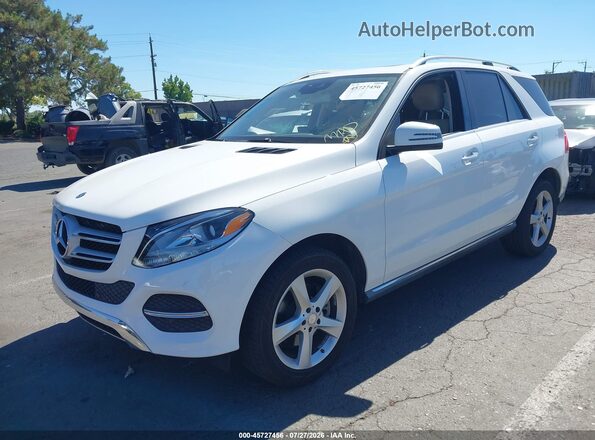 4JGDA5JB0HA837697 2017 MERCEDES-BENZ GLE 350 White Vista tres cuartos delantera izquierda