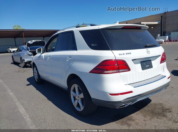 4JGDA5JB0HA837697 2017 MERCEDES-BENZ GLE 350 White Trasero izquierdo