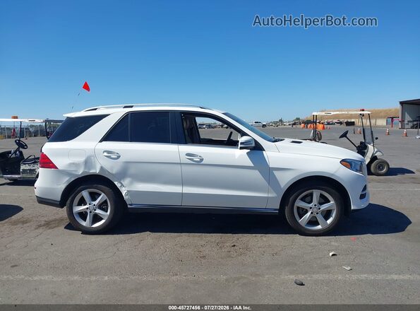 4JGDA5JB0HA837697 2017 MERCEDES-BENZ GLE 350 White Vista interior trasera