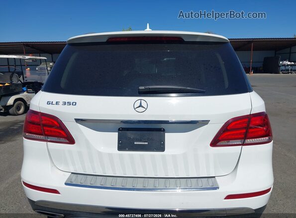 4JGDA5JB0HA837697 2017 MERCEDES-BENZ GLE 350 White 