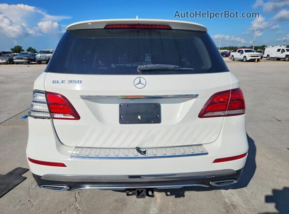 4JGDA5JB0JB025655 2018 MERCEDES-BENZ GLE Белый Вид сзади