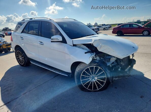 4JGDA5JB0JB025655 2018 MERCEDES-BENZ GLE Белый Передняя правая четверть