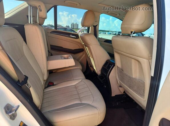 4JGDA5JB0JB025655 2018 MERCEDES-BENZ GLE Белый Вид задней части салона