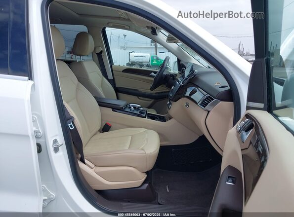 4JGDA5JB0JB039247 2018 MERCEDES-BENZ GLE 350 White Widok wnętrza z przodu