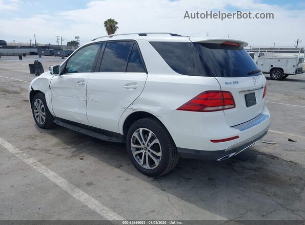 4JGDA5JB0JB039247 2018 MERCEDES-BENZ GLE 350 White Tył lewy