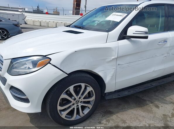 4JGDA5JB0JB039247 2018 MERCEDES-BENZ GLE 350 White Widok z przodu