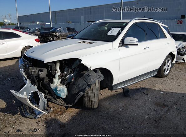 4JGDA5JB0JB106686 2018 MERCEDES-BENZ GLE 350 White Передня ліва чверть