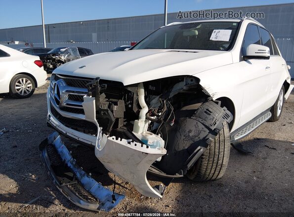 4JGDA5JB0JB106686 2018 MERCEDES-BENZ GLE 350 White Вид спереду