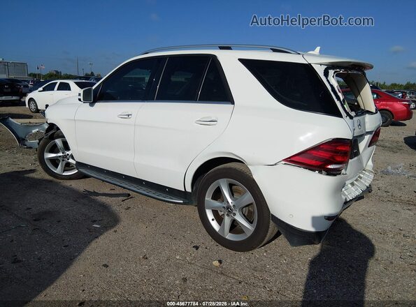 4JGDA5JB0JB106686 2018 MERCEDES-BENZ GLE 350 White Задня ліва чверть