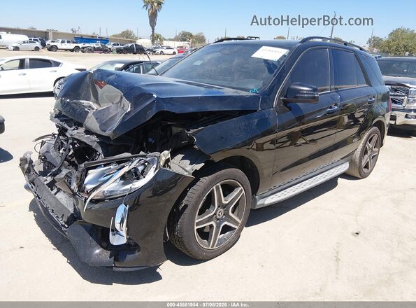 4JGDA5JB0JB176981 2018 MERCEDES-BENZ GLE 350 Black წინა მარცხენა ხედი სამი მეოთხედიდან