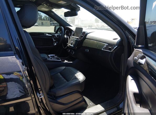 4JGDA5JB0JB176981 2018 MERCEDES-BENZ GLE 350 Black წინა სალონის ხედი
