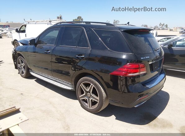 4JGDA5JB0JB176981 2018 MERCEDES-BENZ GLE 350 Black უკანა მარცხენა