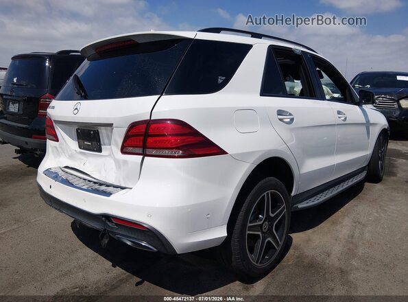 4JGDA5JB0JB199337 2018 MERCEDES-BENZ GLE 350 White Tył prawy