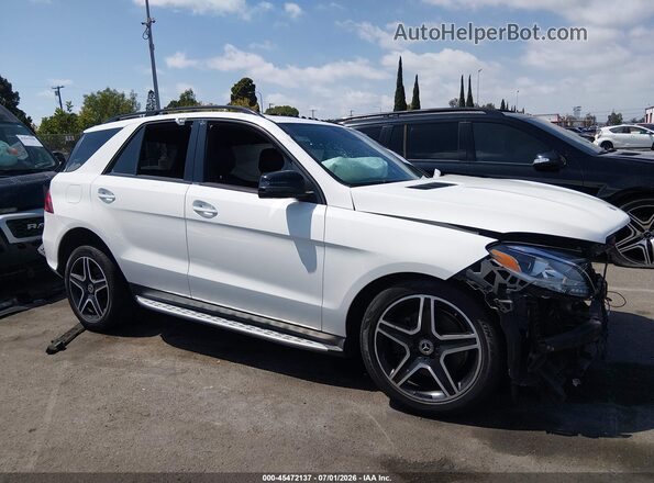 4JGDA5JB0JB199337 2018 MERCEDES-BENZ GLE 350 White Widok wnętrza z tyłu