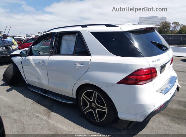 4JGDA5JB0JB199337 2018 MERCEDES-BENZ GLE 350 White Widok wnętrza 360 stopni